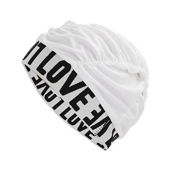 Elastic Pleated Style Swimming Cap 1 pc 5.91"x9.45"
