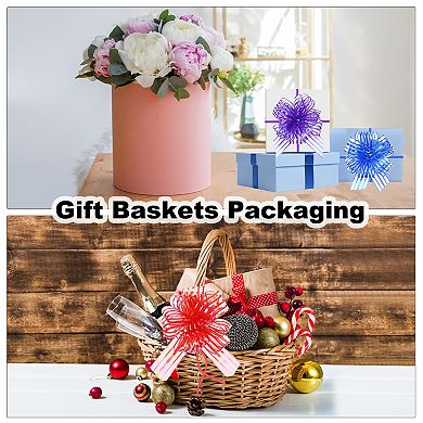 Pull Bows Single-layer Ribbon Gift Bows for Gift Wrapping Parties Florist Packaging and Decoration