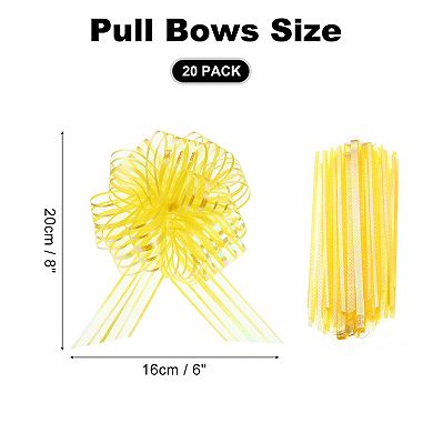 Pull Bows Single-layer Ribbon Gift Bows for Gift Wrapping Parties Florist Packaging and Decoration