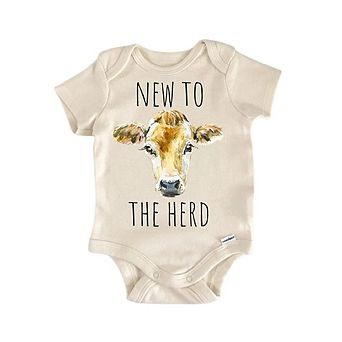 Cow Bull Animal Farm Farmer - Baby Boy Girl Clothes Infant Onesie® Funny Cute Newborn