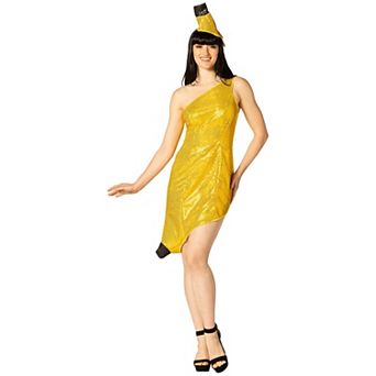 Glitzy Sparkle Banana Dress, Adult OS