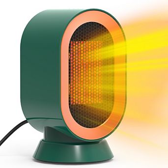 1200W Oscillating Space Heater Mini Desk Heater with 2 Modes Fast Heat & Safety Protection