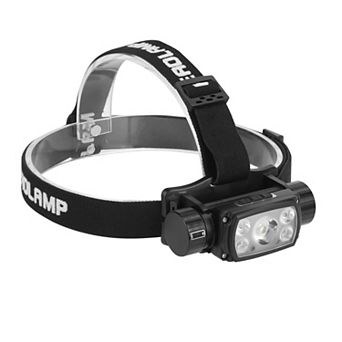 Rechargeable Motion Sensor Headlamp, 9-Mode LED with Hand Wave Control & Phone Charging for Camping,