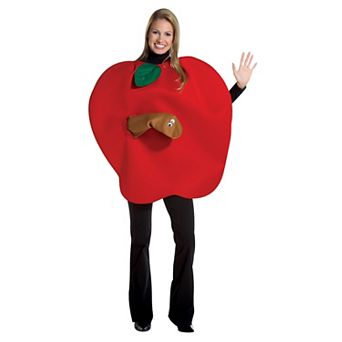 Apple w/ Worm Costume, Adult OS
