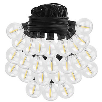 25FT Globe String Lights 25 Bulbs, Decorative Fairy Lights for Outdoor & Indoor Party Decor