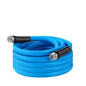 25/50FT 5/8" Heavy Duty PVC Garden Hose, Flexible, Leak-Resistant, 500PSI