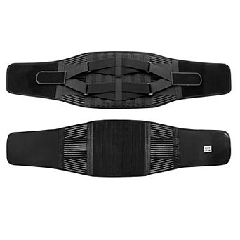 Back Support Brace Adjustable Breathable Lumbar Belt with Stays for Pain Relief, Men & Women