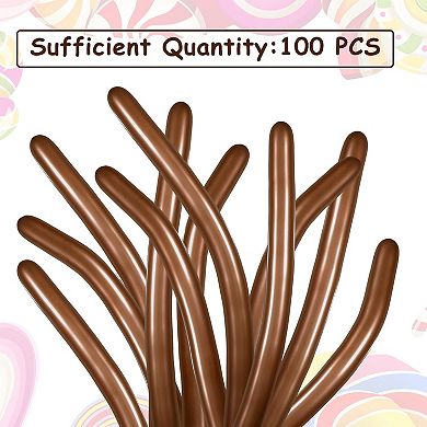 Twisting Balloons Kit for DIY Modelling, Latex Balloons 100pcs for Birthday & Event Decorations