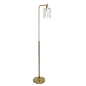 61-Inch Floor Lamp with Glass Shade