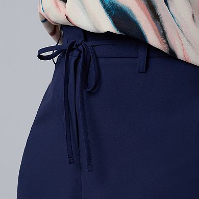 Plus Size Simply Vera Vera Wang Drawcord Drapey Shorts