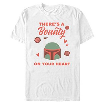 Men's Star Wars Boba Fett There's A Bounty On Your Heart Graphic Tee