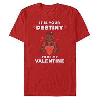 Men's Star Wars Darth Vader Be My Valentine Graphic Tee