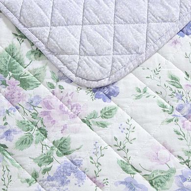 Laura Ashley Oliviette Floral Reversible Quilt Set
