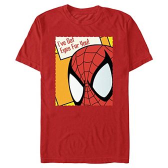 Men's Marvel Spider-Man Spidey Got Eyes For You Graphic Tee