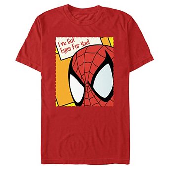 Men's Marvel Spider-Man Spidey Got Eyes For You Graphic Tee
