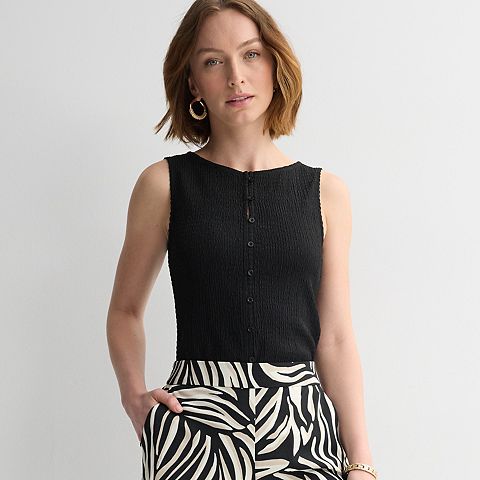 Женский топ-кардиган Nine West Texture Button Front
