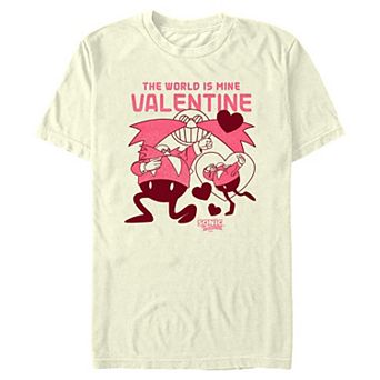 Men's Sonic the Hedgehog Dr. Eggman The World Is Mine Valentine Graphic Tee