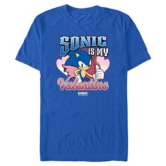 Men's Sonic the Hedgehog Is My Valentine Graphic Tee