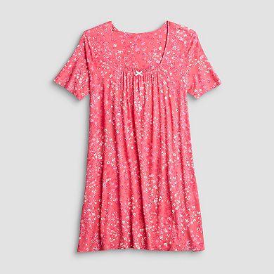 Women's Simply Vera Vera Wang Cozy Short Sleeve Sleepshirt