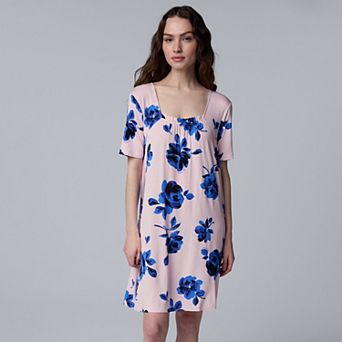 Women's Simply Vera Vera Wang Cozy Short Sleeve Sleepshirt