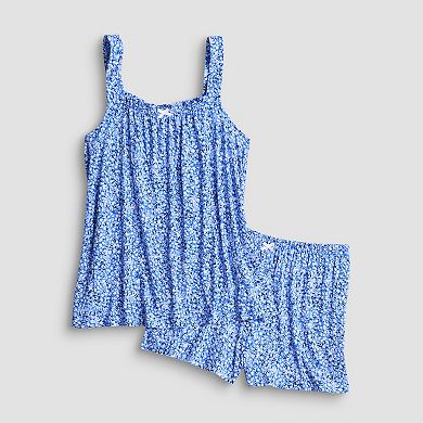 Women's Simply Vera Vera Wang Cozy Pajama Top & Pajama Boxer Set