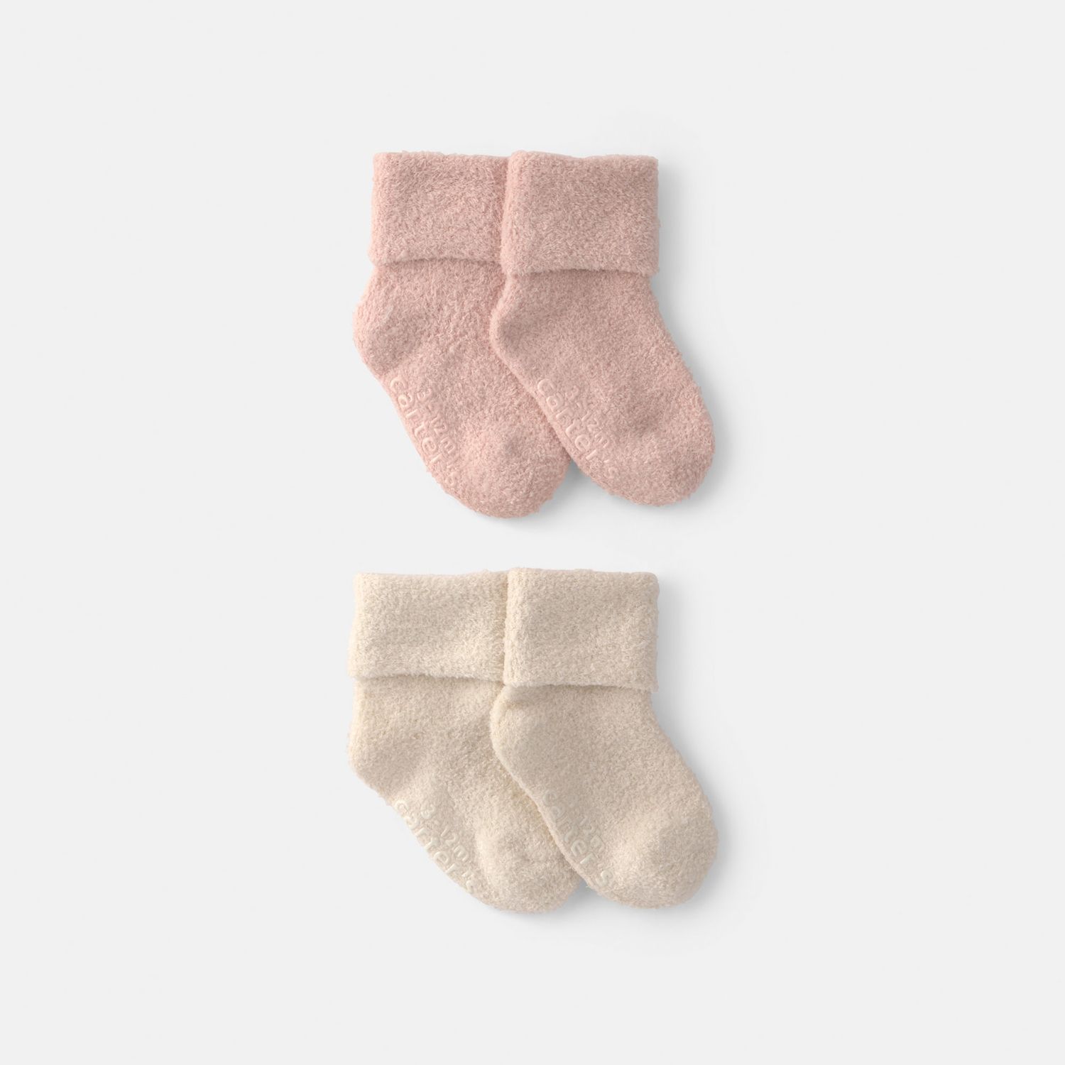 Ботинки Carter's 4-Pack Booties для малышей, цвет: Розовый