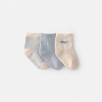 Boys Carter's 3-Pack Whale Ankle Socks