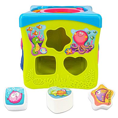 Kiddieland Light & Sound Activity Cube - Music & Animal Themed Interactive Toy