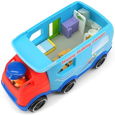 Kiddieland Motorized Activity Happy Camper Toy Vehicle