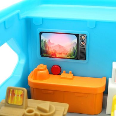 Kiddieland Motorized Activity Happy Camper Toy Vehicle