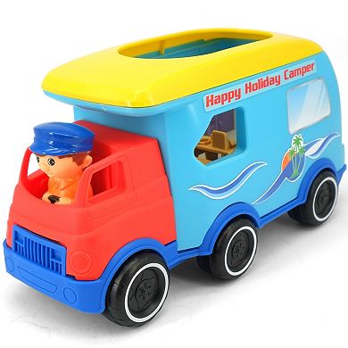 Kiddieland Motorized Activity Happy Camper Toy Vehicle