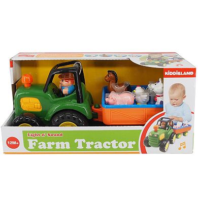 Kiddieland Light N' Sound Farm Tractor Vehicle Playset