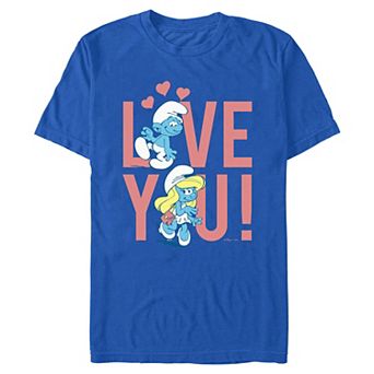 Men's The Smurfs Love You Graphic Tee