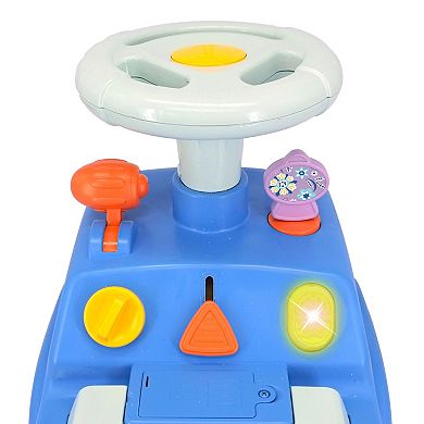 Kiddieland Disney's Mickey Lights N' Sounds Camper & Trailer Ride-On Vehicle