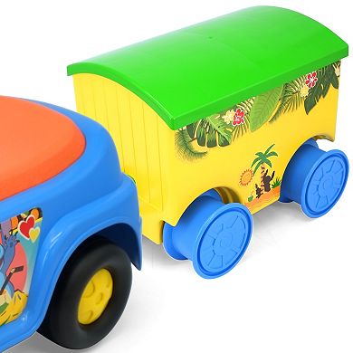 Kiddieland Disney's Mickey Lights N' Sounds Camper & Trailer Ride-On Vehicle
