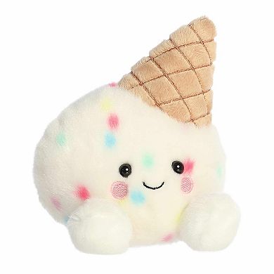 Aurora Mini White Adorable Stuffed Animal 5" Sprinkle Ice Cream Palm Pals