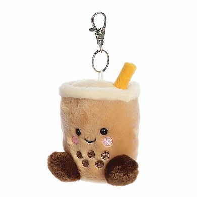 Aurora Mini Brown Adorable Clip-On 4" Milky Tea Boba Palm Pals