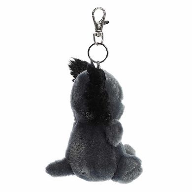 Aurora Mini Black Adorable Clip-On 4" Onyx Axolotl Palm Pals