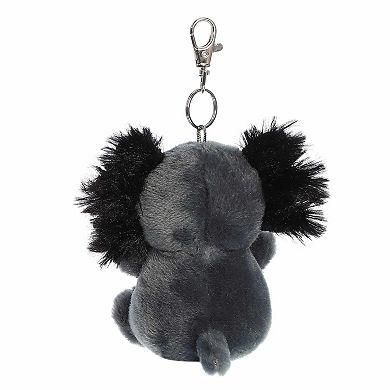 Aurora Mini Black Adorable Clip-On 4" Onyx Axolotl Palm Pals