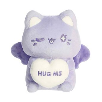 Aurora Small Purple Enchanting Stuffed Animal 7" HUG ME Candy Heart Meowchi Tasty Peach