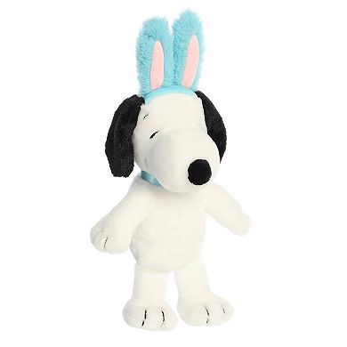Aurora Small White Adorable Stuffed Animal 8" Easter Snoopy Peanuts