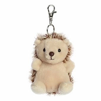 Aurora Mini Brown Adorable Clip-On 4" Hedgie Hedgehog Palm Pals