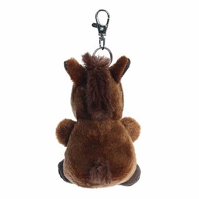 Aurora Mini Adorable Clip-On 4" Truffle Brown Horse Palm Pals