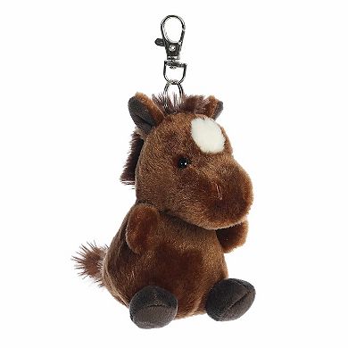 Aurora Mini Adorable Clip-On 4" Truffle Brown Horse Palm Pals