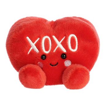 Aurora Mini Red Adorable Stuffed Animal 5" Xoxo Candy Heart Palm Pals