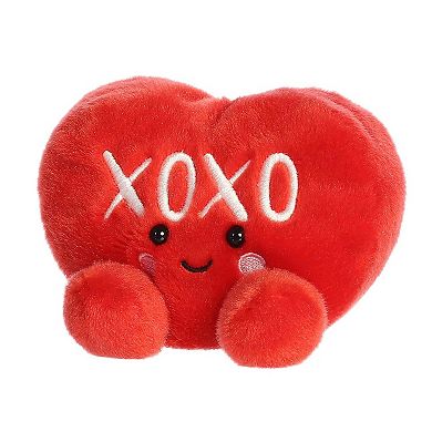 Aurora Mini Red Adorable Stuffed Animal 5" Xoxo Candy Heart Palm Pals