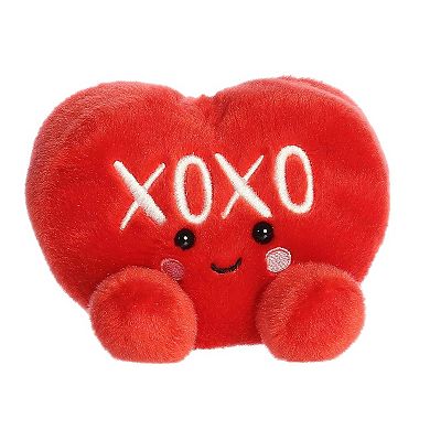 Aurora Mini Red Adorable Stuffed Animal 5" Xoxo Candy Heart Palm Pals