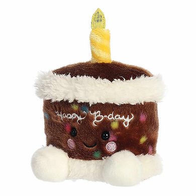 Aurora Mini Brown Adorable Stuffed Animal 5" Choco B'day Cake Palm Pals