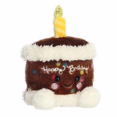 Aurora Mini Brown Adorable Stuffed Animal 5" Choco B'day Cake Palm Pals