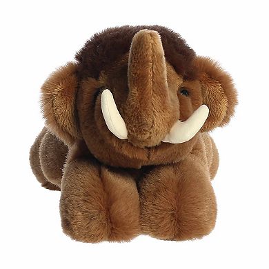Aurora Small Brown Adorable Stuffed Animal 8" Wynn Woolly Mammoth Mini Flopsie